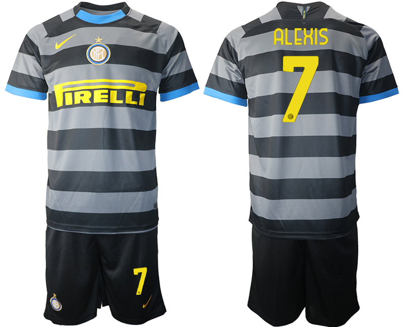2021 Men Inter Milan Third Soccer Jersey #7 soccer jerseys->inter milan jersey->Soccer Club Jersey